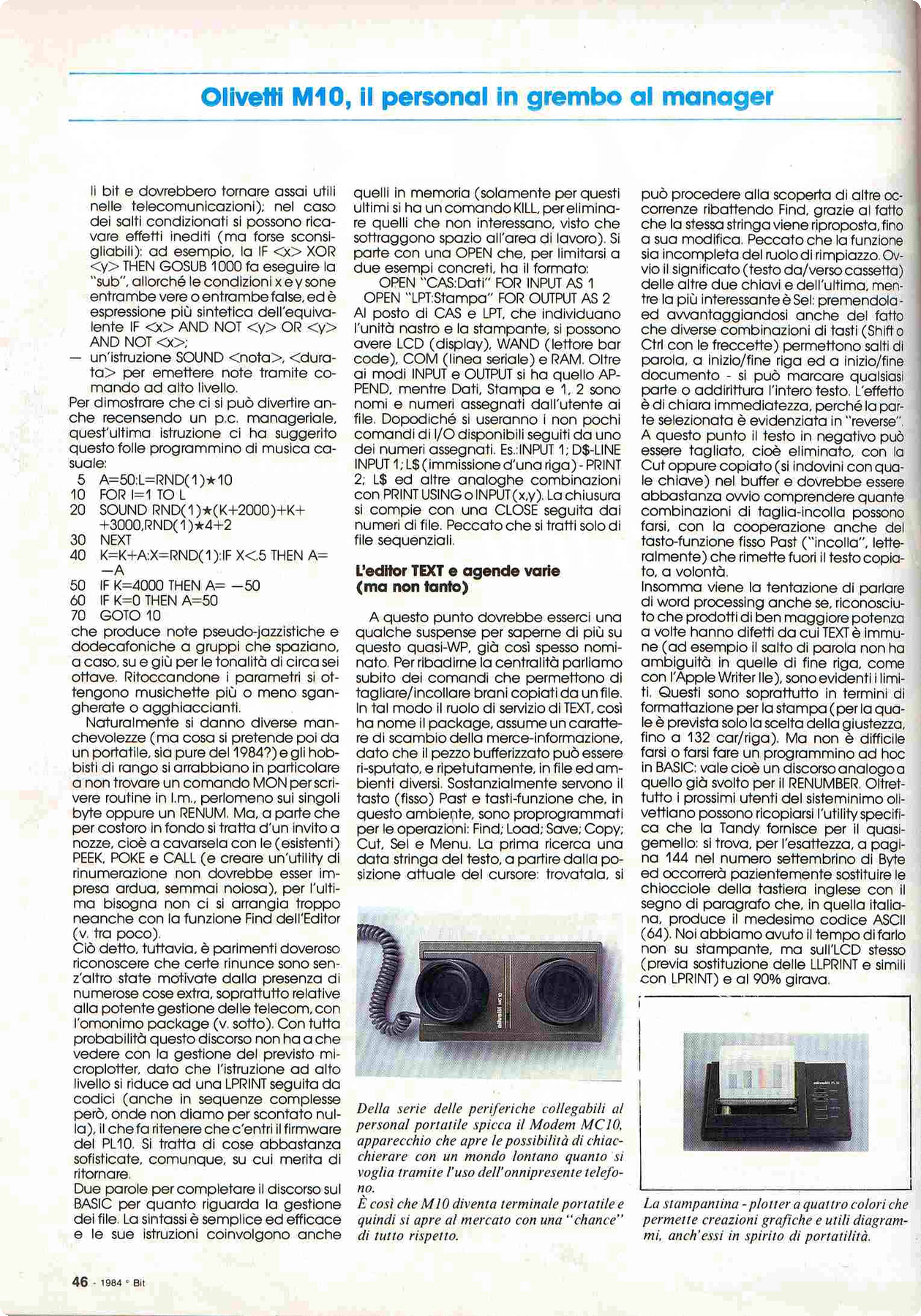 Olivetti M10 — archivio fotografico, foto 9
