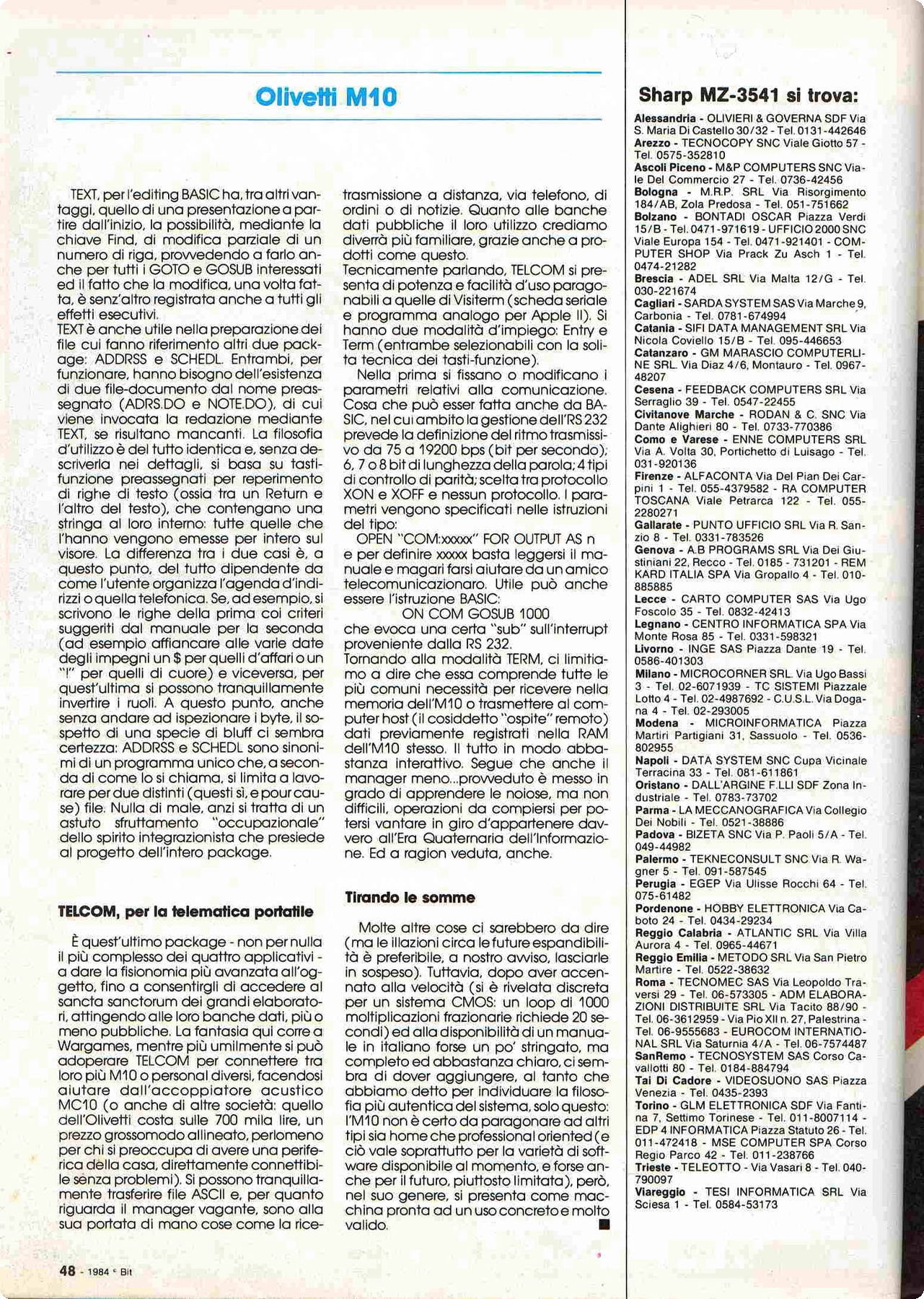 Olivetti M10 — archivio fotografico, foto 10